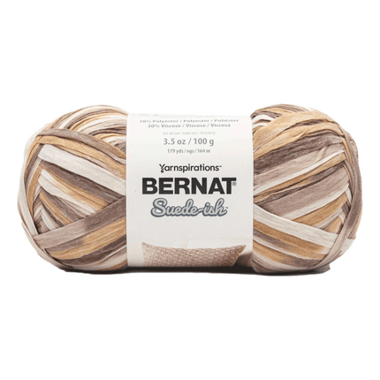 Bernat Suede-ish Yarn sold by RQC Supply Canada located in Woodstock, Ontario shown in Driftwood colour