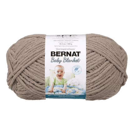 Bernat Baby Blanket Yarn sold by RQC Supply Canada located in Woodstock, Ontario showing baby sand colour