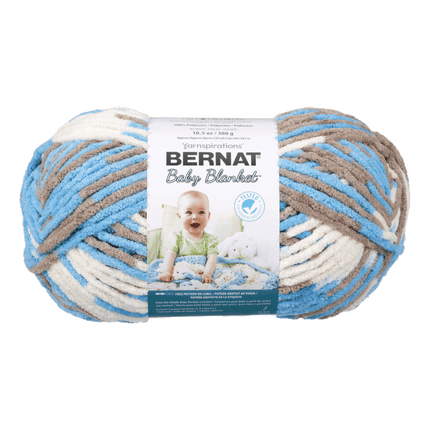 Bernat Baby Blanket Yarn sold by RQC Supply Canada located in Woodstock, Ontario showing little royales colour