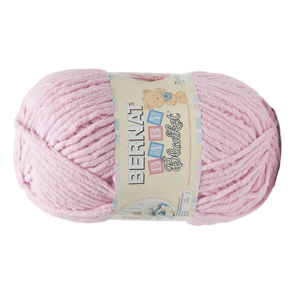 Bernat Baby Blanket Yarn sold by RQC Supply Canada located in Woodstock, Ontario showing baby pink colour