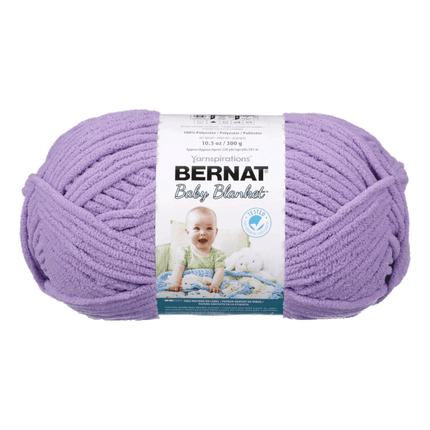 Bernat Baby Blanket Yarn sold by RQC Supply Canada located in Woodstock, Ontario showing baby lilac colour