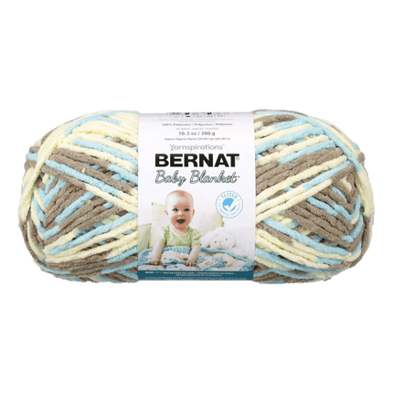 Bernat Baby Blanket Yarn sold by RQC Supply Canada located in Woodstock, Ontario showing beach babe colour