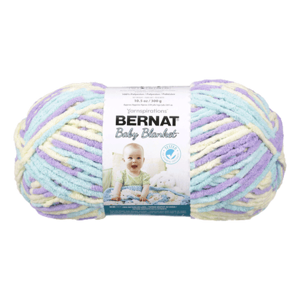 Bernat Baby Blanket Yarn sold by RQC Supply Canada located in Woodstock, Ontario showing easter egg colour