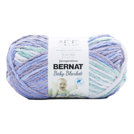 Bernat Baby Blanket Yarn sold by RQC Supply Canada located in Woodstock, Ontario showing posy purple colour