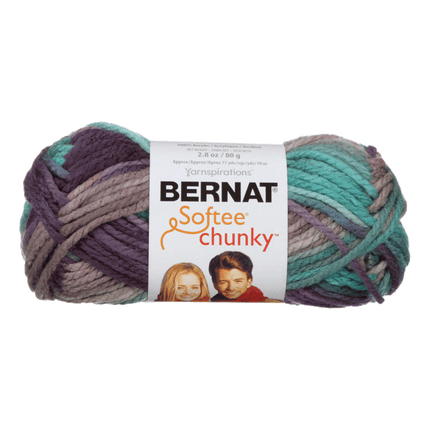 Bernat Softee Chunky is now sold at RQC Supply Canada located in Woodstock, Ontario, shown in Shadow Ombre colour