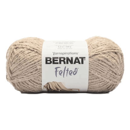 Buff Fleck Bernat Felted Yarn now sold at RQC Supply, come visit us in store located in Woodstock, Ontario