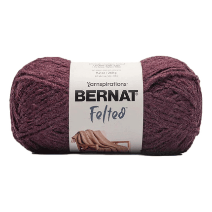 Cabernet Bernat Felted Yarn now sold at RQC Supply, come visit us in store located in Woodstock, Ontario