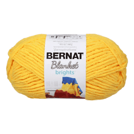 Bernat Brights Blanket Yarn School Bus Yellow sold by RQC Supply Canada located in Woodstock, Ontario