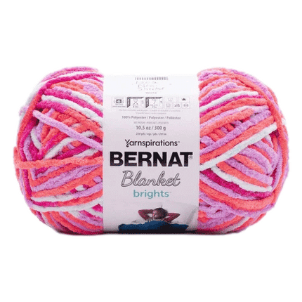 Bernat Brights Blanket Yarn Neon Sherbet  sold by RQC Supply Canada located in Woodstock, Ontario