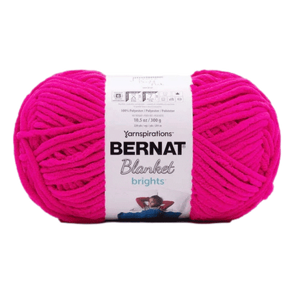 Bernat Brights Blanket Yarn Bright Pink sold by RQC Supply Canada located in Woodstock, Ontario