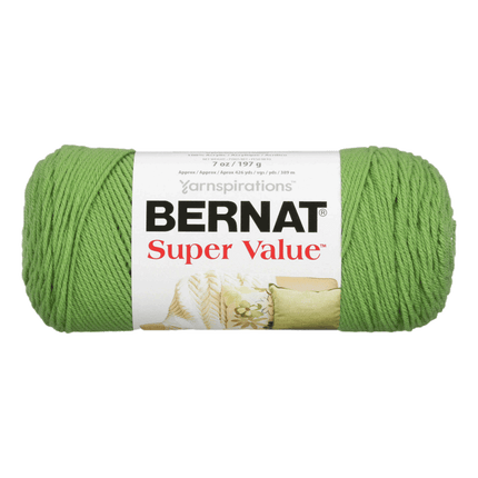 Bernat Super Value Yarn is now sold at RQC Supply Canada located in Woodstock, Ontario, shown in Lush colour