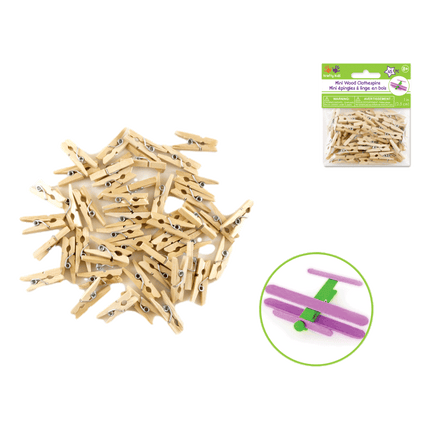 Natural  Clothes Pegs sold by RQC Supply Canada located in Woodstock, Ontario