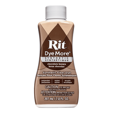 RIT Dyemore Polyester Liquid Dye sold by RQC Supply Canada located in Woodstock, Ontario shown in Chocolate Brown Colour 