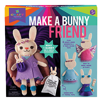 Make a Bunny craft kit sold by RQC Supply Canada located in Woodstock, Ontario