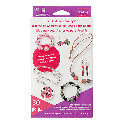 Bead Making Jewelry Kit made by Sculpey sold by RQC Supply Canada an arts and craft store located in Woodstock, Ontario