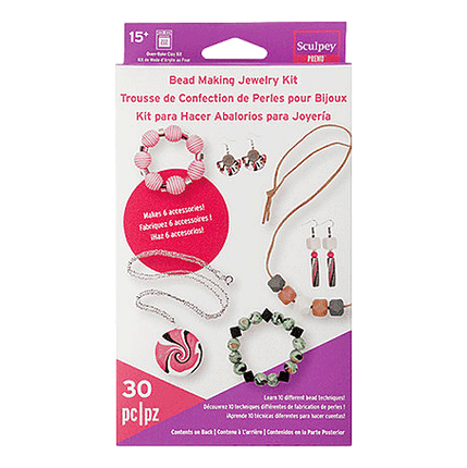 Bead Making Jewelry Kit made by Sculpey sold by RQC Supply Canada an arts and craft store located in Woodstock, Ontario