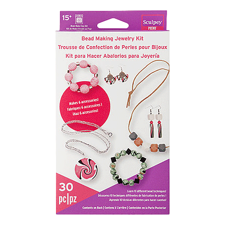 Bead Making Jewelry Kit made by Sculpey sold by RQC Supply Canada an arts and craft store located in Woodstock, Ontario