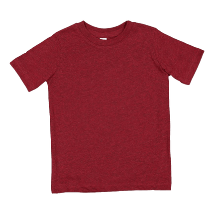 3321 Rabbit Skins Toddler Fine Jersey Tshirts shown in Cardinal Blackout sold by RQC Supply Canada located in Woodstock, Ontario