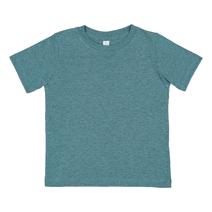 3321 Rabbit Skins Toddler Fine Jersey Tshirts shown in Surf Blackout sold by RQC Supply Canada located in Woodstock, Ontario