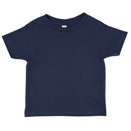 3321 Rabbit Skins Toddler Fine Jersey Tshirts shown in Navy Blue sold by RQC Supply Canada located in Woodstock, Ontario  Edit alt text