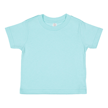 3322 Infant Fine Jersey Short Sleeve T-Shirt by Rabbit Skins, shown in Chill. Sold by RQC Supply Canada.