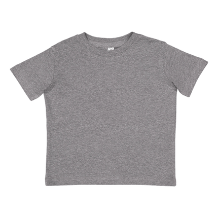 3322 Infant Fine Jersey Short Sleeve T-Shirt by Rabbit Skins, shown in Granite Heather. Sold by RQC Supply Canada.
