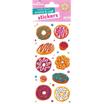 Playhouse Scratch and Sniff Stickers Vanilla Donuts sold by RQC Supply Canada located in Woodstock, Ontario