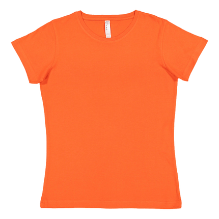 3516 Crew Neck Fine Jersey Women's T-shirt - LAT
