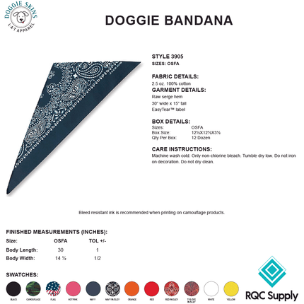 Doggie Skins - Doggie Bandana - 3905