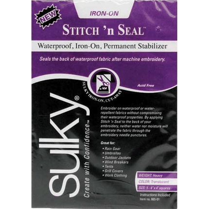 Sulky Stitch n seal sold by RQC Supply Canada located in Woodstock, Ontario