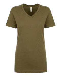 CLEARANCE 1540 Ladies Ideal V Neck Short Sleeve T-shirt - Next Level
