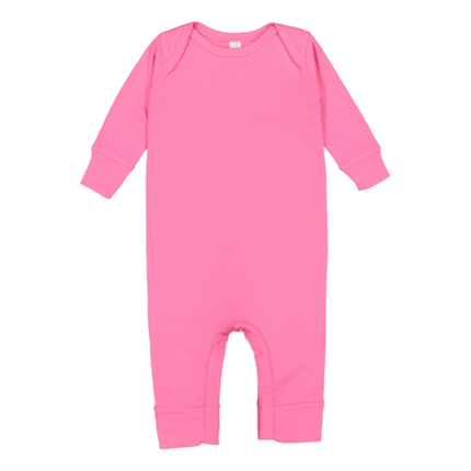 4412 Lat Apparel Pant Rompers sold by RQC Supply Canada located in Woodstock, Ontario shown in raspberry pink colour
