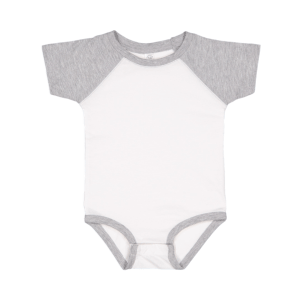 4430 White and Heather Grey Diaper Shirts sold by RQC Supply Canada