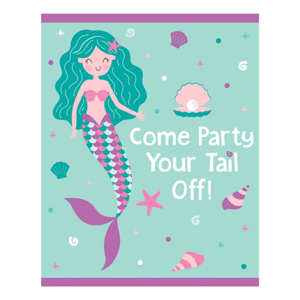 Mermaid Birthday Invitations sold by RQC Supply Canada located in Woodstock, Ontario