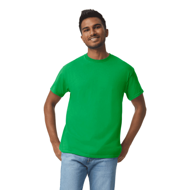 5000 Mens Cotton Short Sleeve T-shirt (Heather/Sport/Fluro) - Gildan