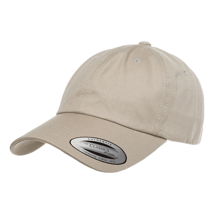 Low Profile Baseball Hats sold by RQC Supply Canada located in Woodstock Ontario shown in khaki colour