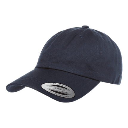 Low Profile Baseball Hats sold by RQC Supply Canada located in Woodstock Ontario shown in navy blue colour