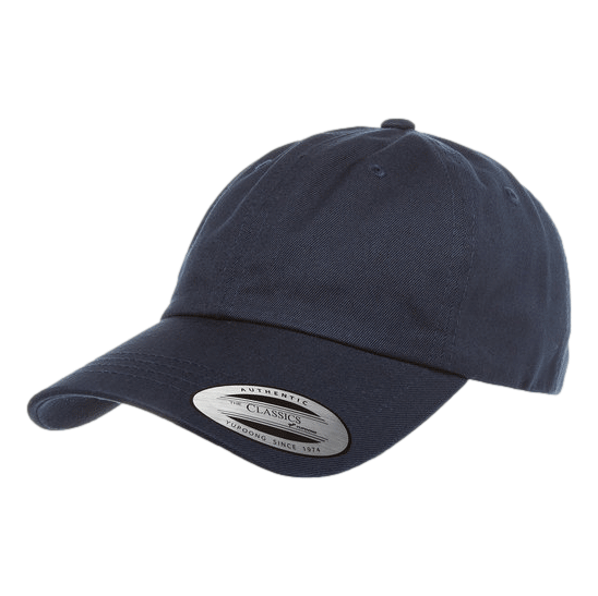 Low Profile Baseball Hats sold by RQC Supply Canada located in Woodstock Ontario shown in navy blue colour