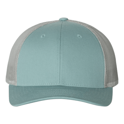 Richardson 115 low profile hats available for sale at RQC Supply Canada an arts and craft store located in Woodstock, Ontario showing smoke blue aluminum style