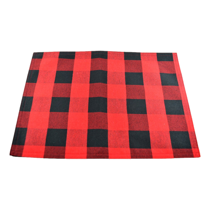 Red and Black Buffalo Plaid Placemats sold by RQC Supply Canada