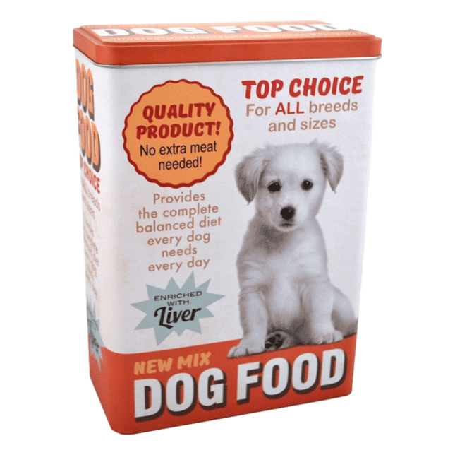 Dog Tin Box sold by RQC Supply Canada located in Woodstock, Ontario