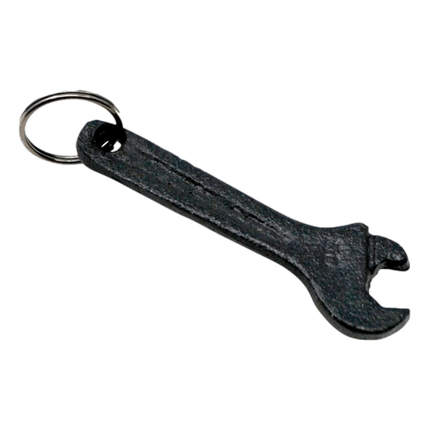 Black Wrench Keychain