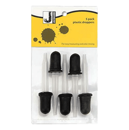 5 pk Plastic Droppers sold by RQC Supply Canada an arts and craft store located in Woodstock, Ontario