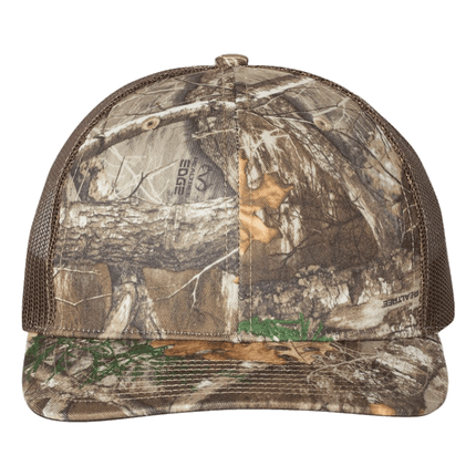 Realtree Richardson Trucker Hats sold by RQC Supply Canada showing brown camo style