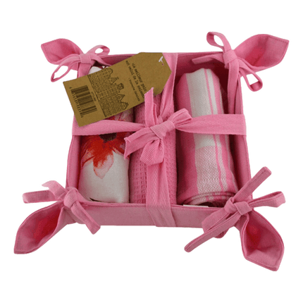 Bread Baskets sold by RQC Supply Canada located in Woodstock, Ontario shown in pink colour