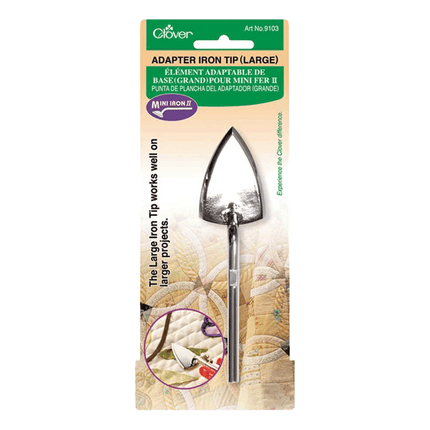 Clover Adapter Iron Tip Large sold by RQC Supply Canada a craft store located in Woodstock, Ontario