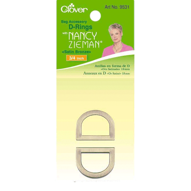 Clover Satin Bag Hardware sold by RQC Supply Canada a craft store located in Woodstock, Ontario