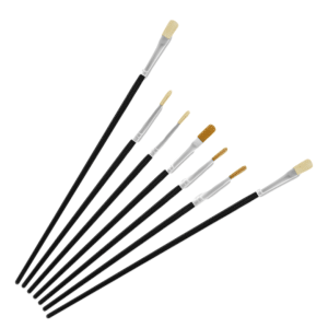 Artist Brush Set of 7 : Mixed Media Acrylic Handle - Colour Factory