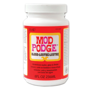 mod Podge available in 8 oz bottles in matte or gloss finish sold by RQC Supply Canada