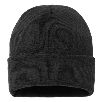 Lined Winter Hats sold by RQC Supply Canada located in Woodstock, Ontario shown in Black Colour